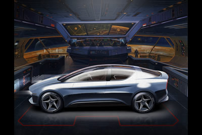 GFG Envision Electric Sibylla sedan Concept 